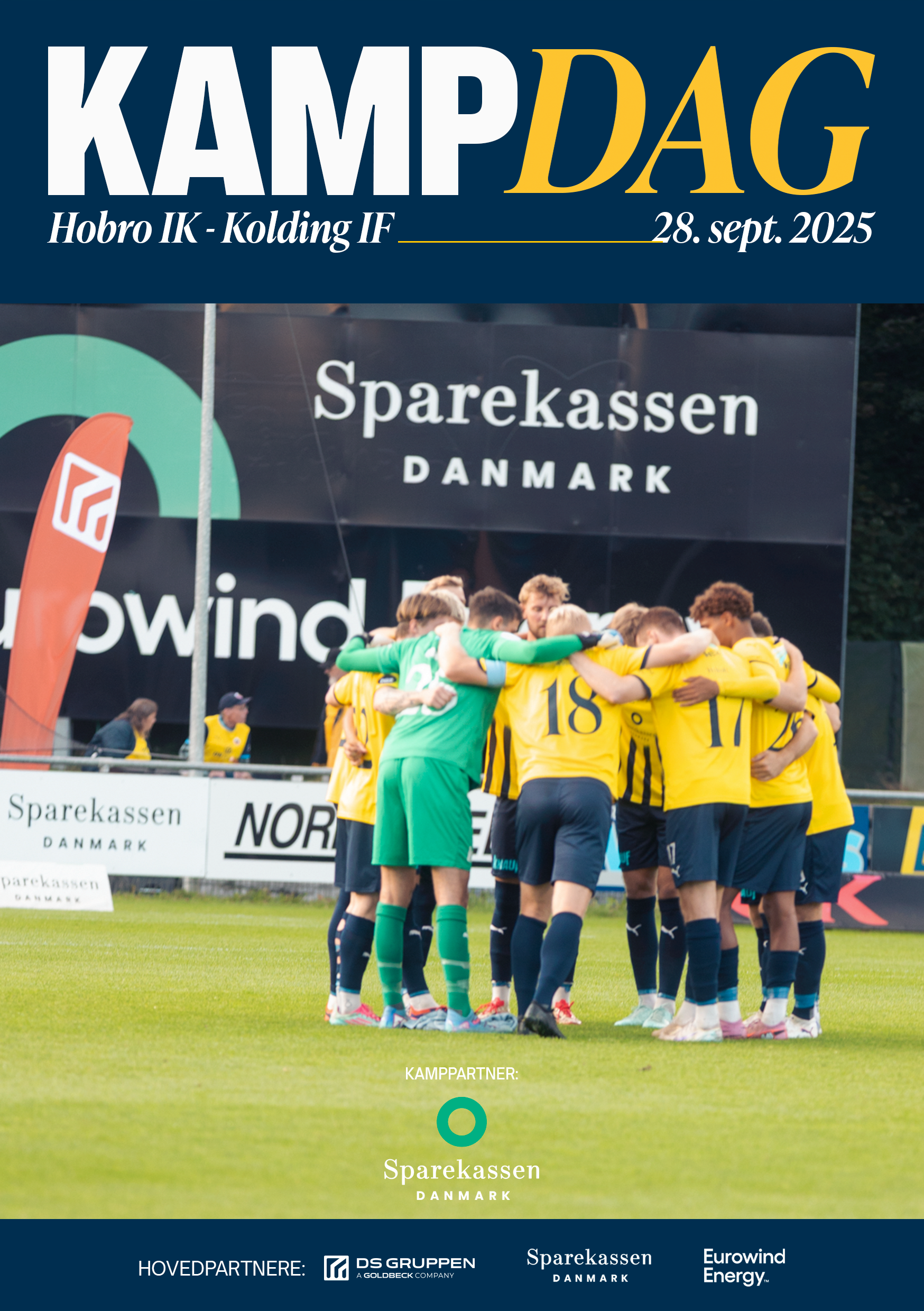 Kampprogrammet til dagens kamp