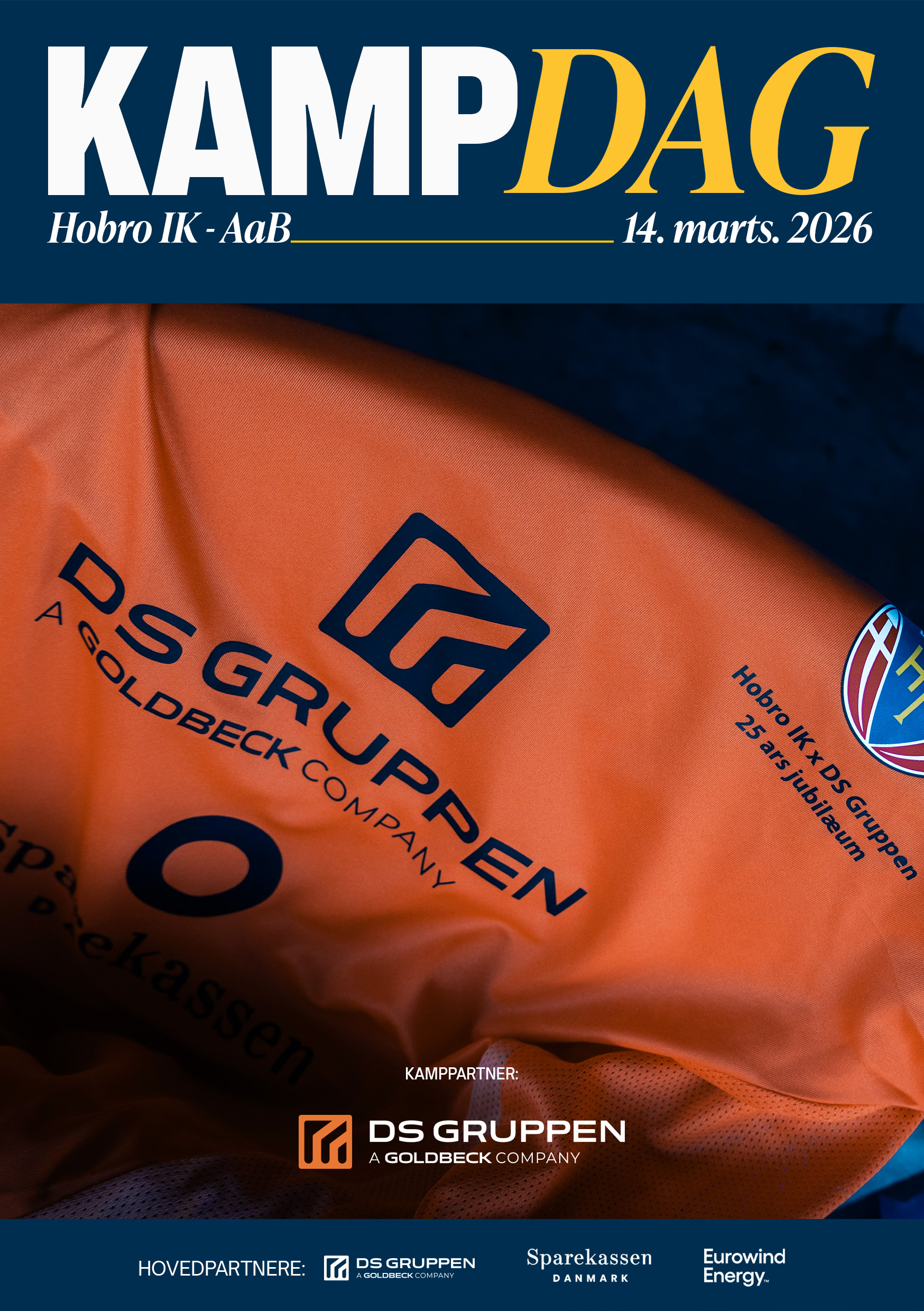 Kampprogrammet til kampen mod AaB